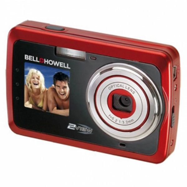 BELL & HOWELL 2V5-BK - VÍDEO CÂMERA DIGITAL COM LCD DUPLO, 1