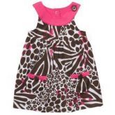 VESTIDO ANIMAL PINK BROWN CARTER'S
